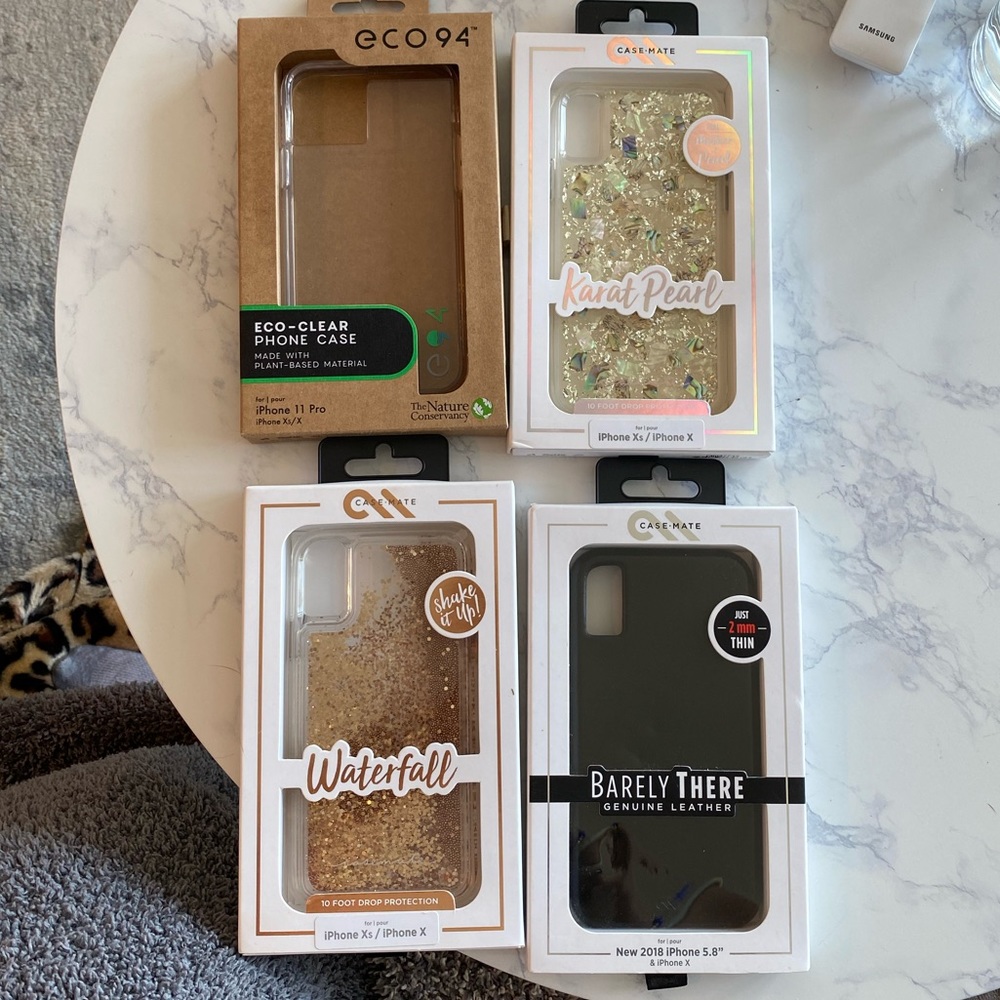 4 beautiful iPhone casemate phone cases NWT